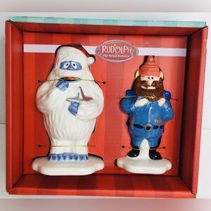 Salt &Pepper Shakers Rudolph the Red Nosed Reindeer Bumble and Yukon